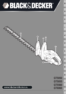 Manual Black and Decker GT5050 Hedgecutter