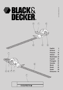 Brugsanvisning Black and Decker GT535 Hækkeklipper