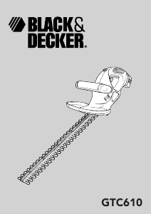 Manual de uso Black and Decker GTC610 Tijeras cortasetos