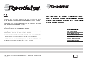 Manual Roadstar CD-900USMP Auto-rádio