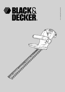 Manual de uso Black and Decker GTC2451 Tijeras cortasetos