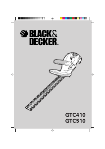 Bruksanvisning Black and Decker GTC410 Häcksax