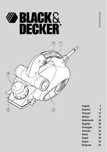 Manual de uso Black and Decker KW82 Cepillo