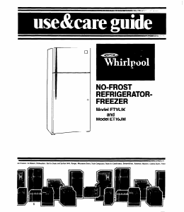 Manual Whirlpool ET16JKYSF03 Fridge-Freezer