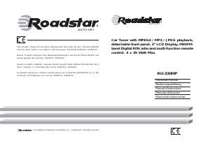 Manual de uso Roadstar RU-330MP Radio para coche