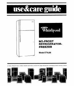 Manual Whirlpool ET16JM1MWR3 Fridge-Freezer