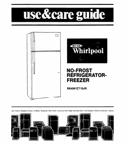 Handleiding Whirlpool ET16JK1MWR1 Koel-vries combinatie