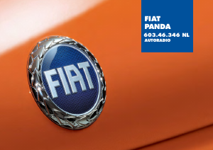 Handleiding Fiat Panda (F0G0503m) Autoradio
