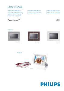 Manual Philips 7FFIM4 Modern Digital Photo Frame