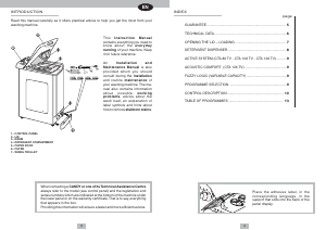 Handleiding Candy CTA 86 TV Wasmachine