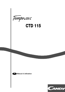 Mode d’emploi Candy CTD 115 AA Lave-linge