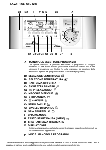 Manuale Candy CTL 1208-40S Lavatrice