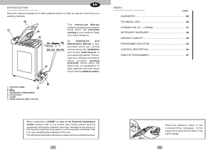 Handleiding Candy CTS 54T ES Wasmachine