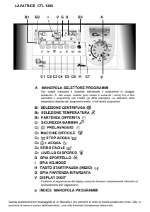 Manuale Candy CTL 1206-07S Lavatrice