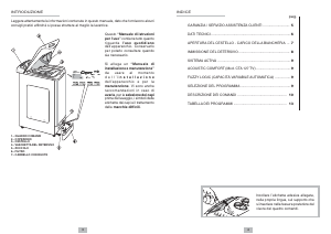 Manuale Candy CTA 87 TV Lavatrice