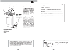 Mode d’emploi Candy CTR 65 Lave-linge