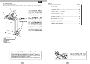 Handleiding Candy CTT 82TVRU Wasmachine