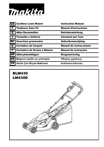 Handleiding Makita BLM430RDE Grasmaaier