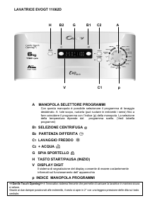 Manuale Candy EVOGT 11062D/1-1 Lavatrice