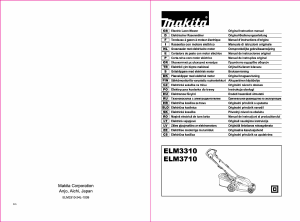 Handleiding Makita ELM3710 Grasmaaier