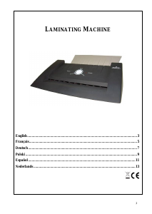 Manual de uso Pavo Laminator II Plastificadora