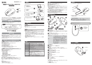 説明書 サンワ 400-MA109R マウス