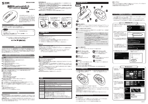 説明書 サンワ 400-MA125BK マウス