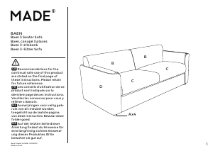 説明書 MADE Baen ソファー