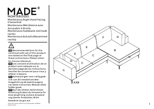 Hướng dẫn sử dụng MADE Monterosso Ghế sofa