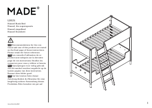 Manual MADE Linus Estrutura beliche