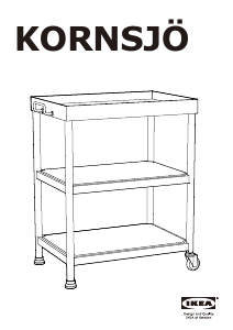 Manual de uso IKEA KORNSJO Mesa auxiliar