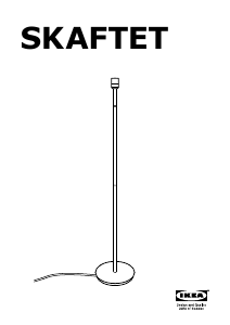 Brugsanvisning IKEA SKAFTET Lampe