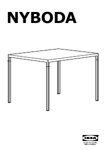 Manual de uso IKEA NYBODA Mesa de centro