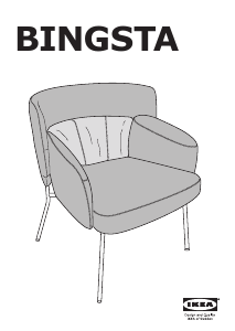 Hướng dẫn sử dụng IKEA BINGSTA Ghế bành