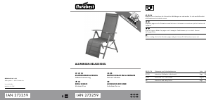 Manual Florabest IAN 273259 Garden Chair