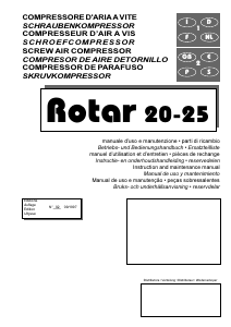 Handleiding Fini Rotar 25 Compressor