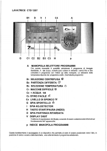 Manuale Candy CTD 1207-03S Lavatrice