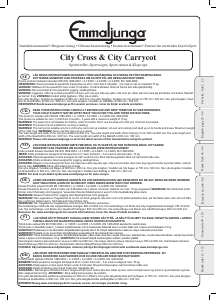 Handleiding Emmaljunga City Cross Kinderwagen