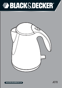 Manual Black and Decker JC72 Kettle