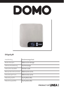 Manual Domo DO9164W Kitchen Scale