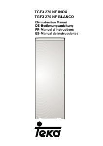 Manual Teka TGF3 270 NF Freezer