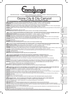 Bedienungsanleitung Emmaljunga Ozone Kinderwagen