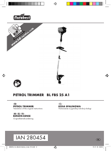 Instrukcja Florabest IAN 280454 Podkaszarka do trawy