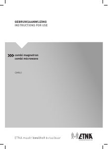 Handleiding ETNA CM941ZT Magnetron