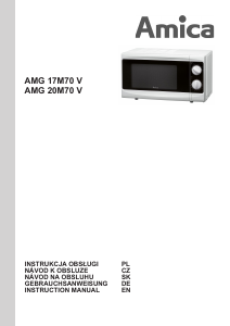 Instrukcja Amica AMG20M70V Kuchenka mikrofalowa