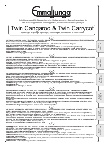 Manual Emmaljunga Twin Cangaroo Stroller