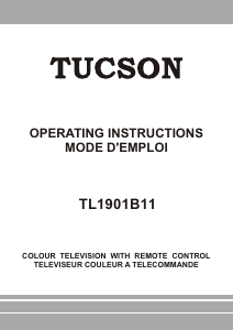 Mode d’emploi Tucson TL1901B11 Téléviseur LCD