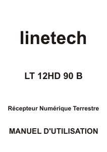 Mode d’emploi Linetech LT12HD90B Téléviseur LCD