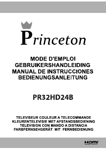 Handleiding Princeton PR32HD24B LCD televisie