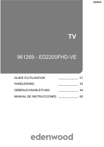 Mode d’emploi Edenwood ED2200FHD-VE Téléviseur LED